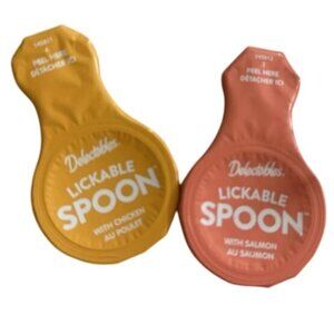Delectables Lickable Spoon Cat Treat for Quick and Easy Bonding Chicken Salmon